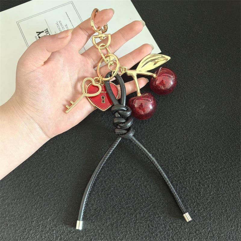 Handbag Key Holder / Cherry