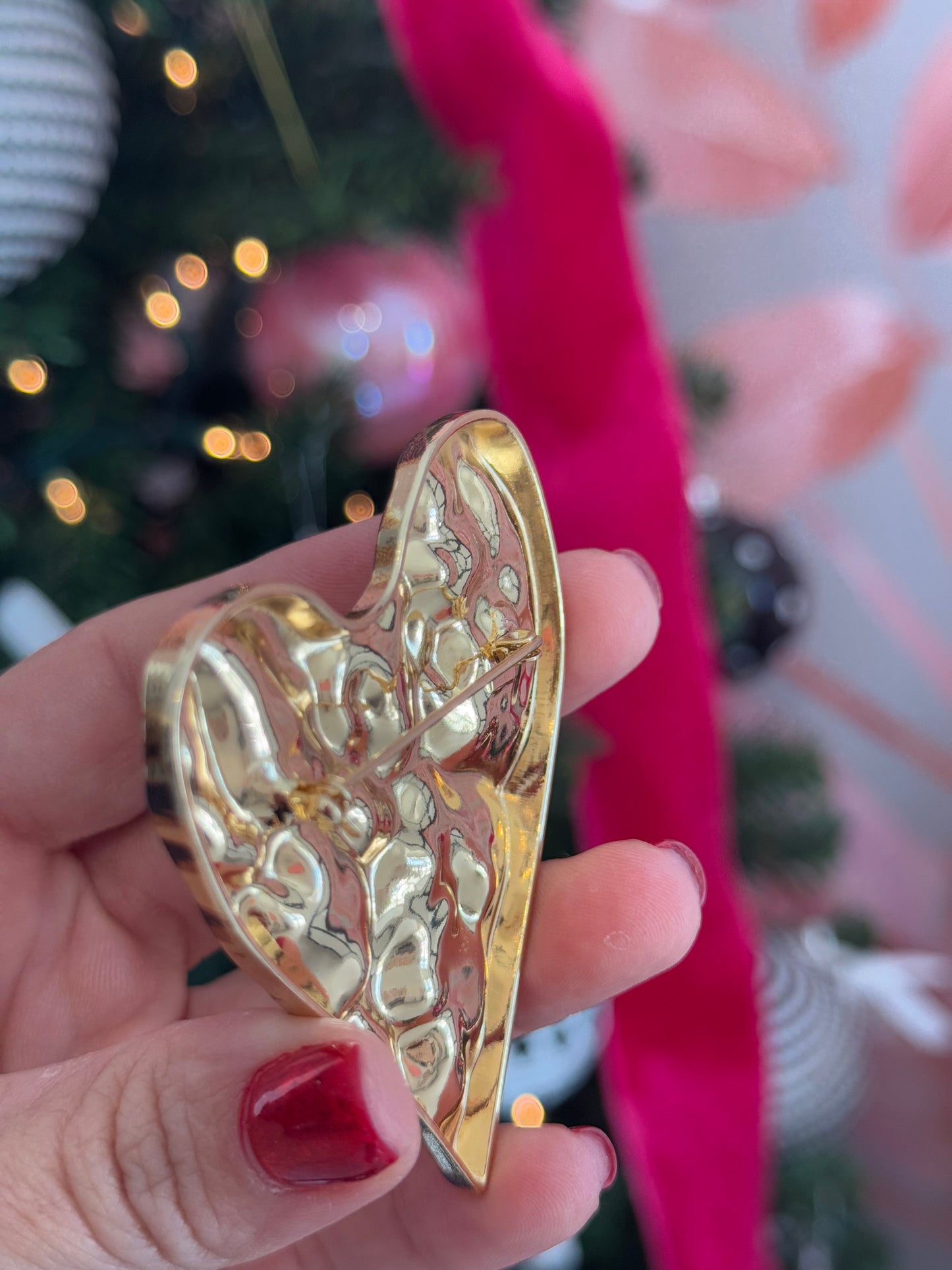 Leopard Heart Shape Brooch