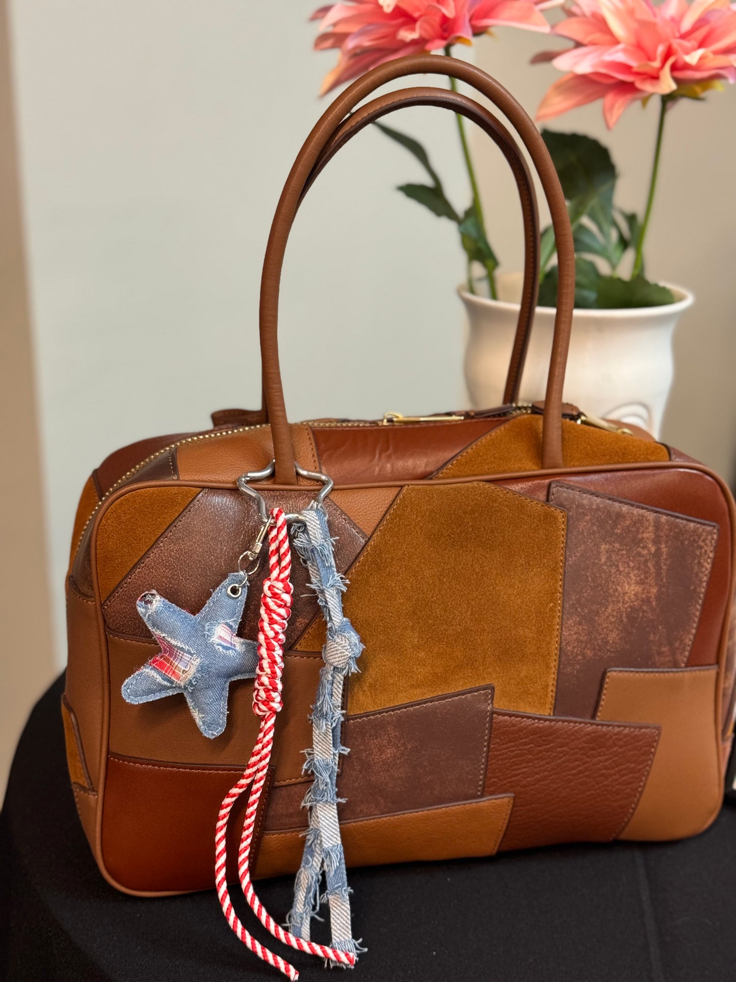 Handbag Key Holder / Denim