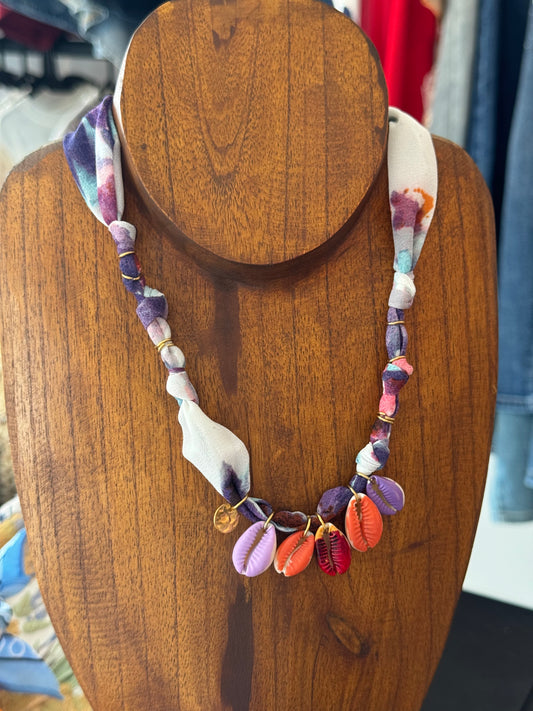 Bandana Charm Necklace