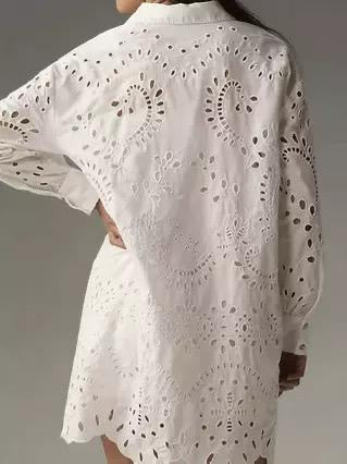 Eyelet Cover Up Top