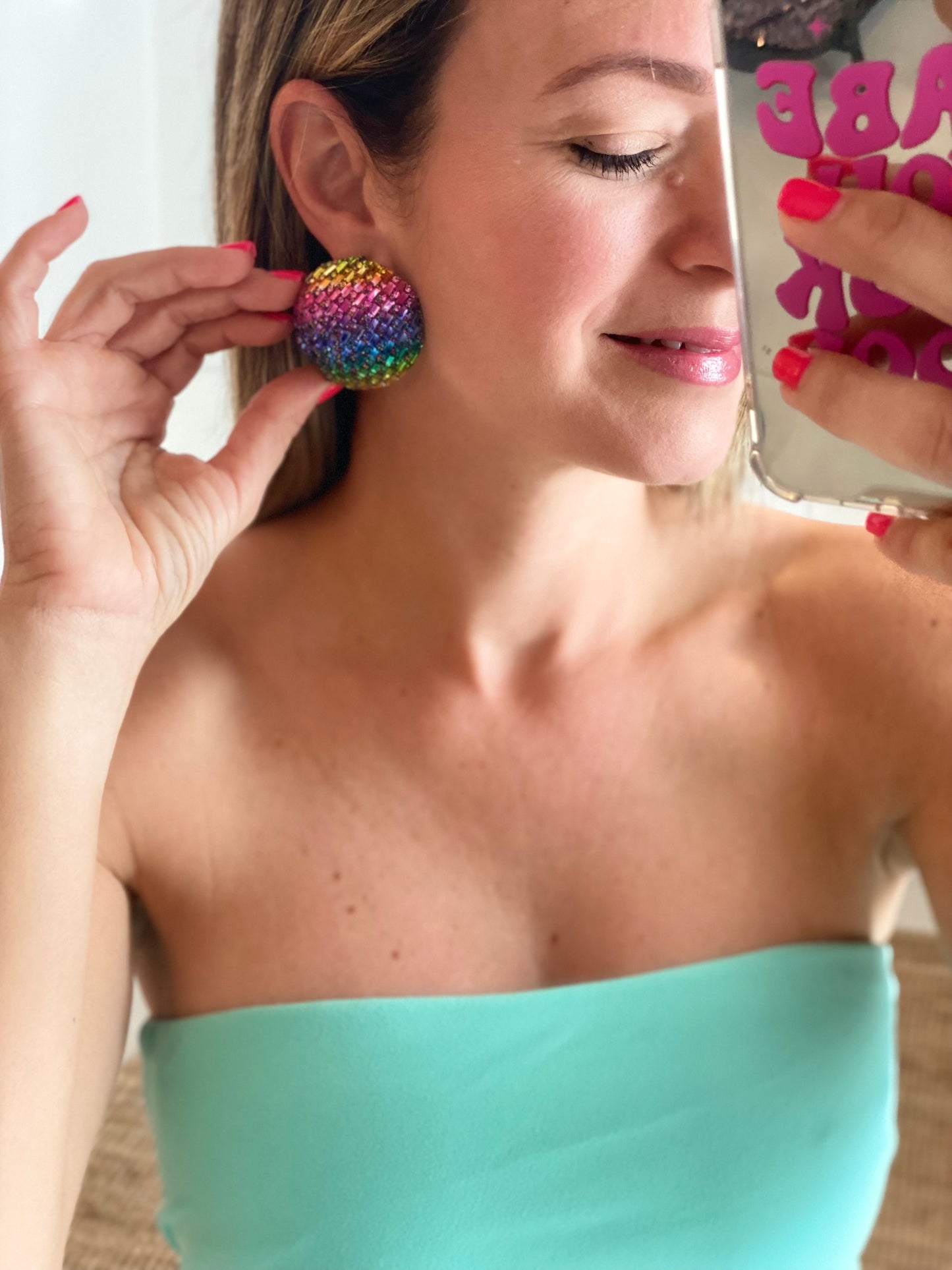Disco Ball Earrings