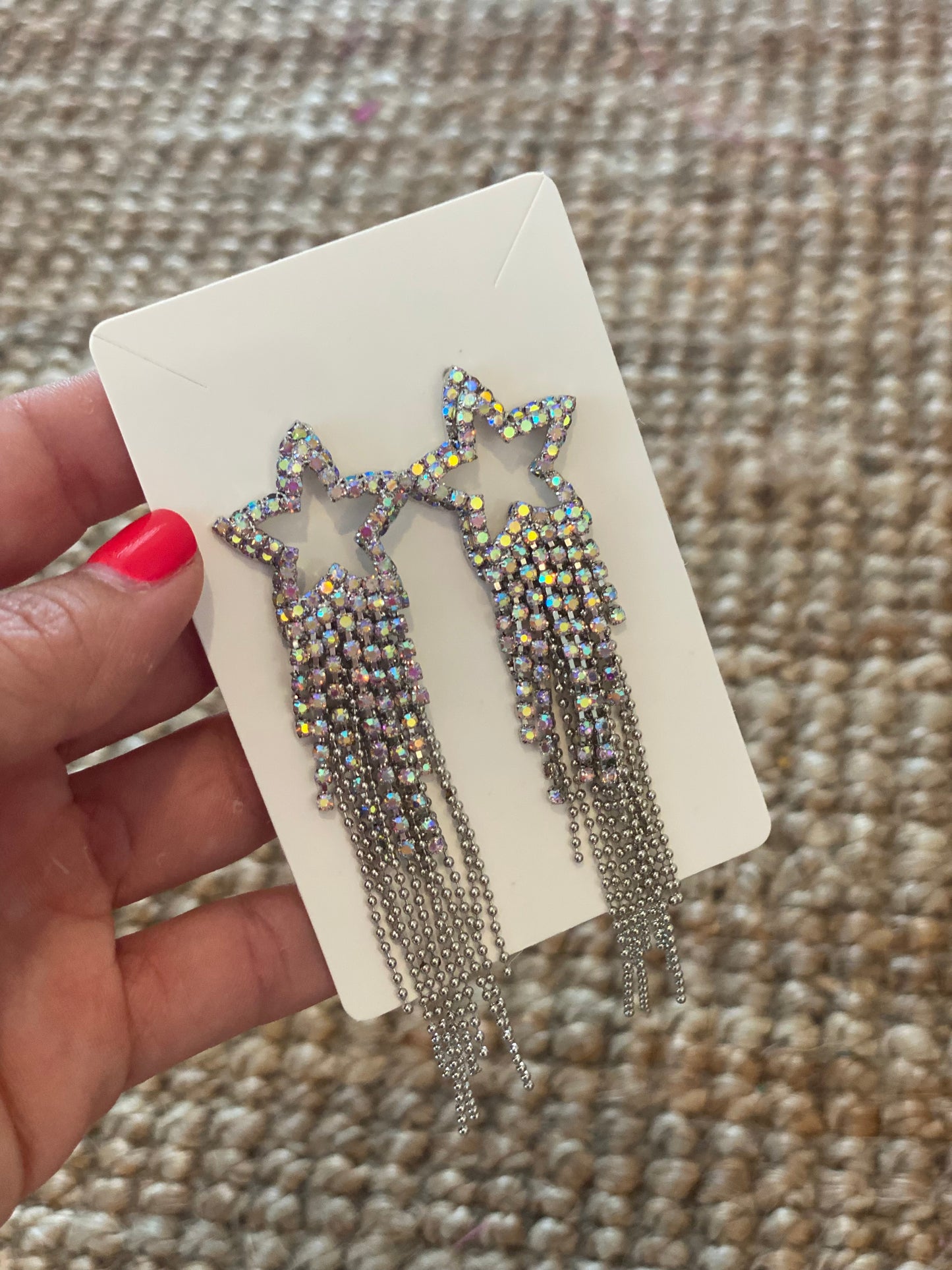 Shiny Star Earrings