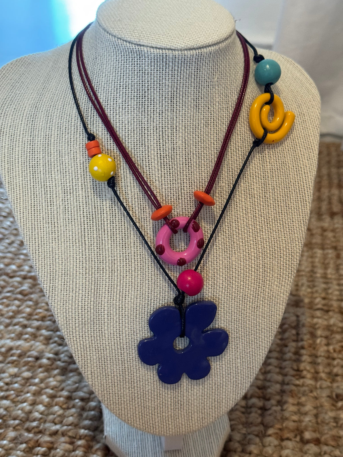 Resin Cord Necklace