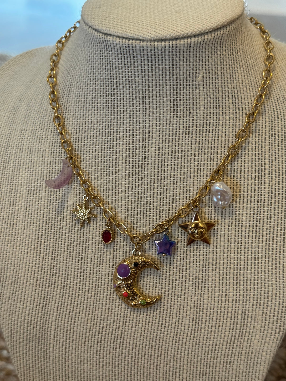 Half Moon Multi Necklace