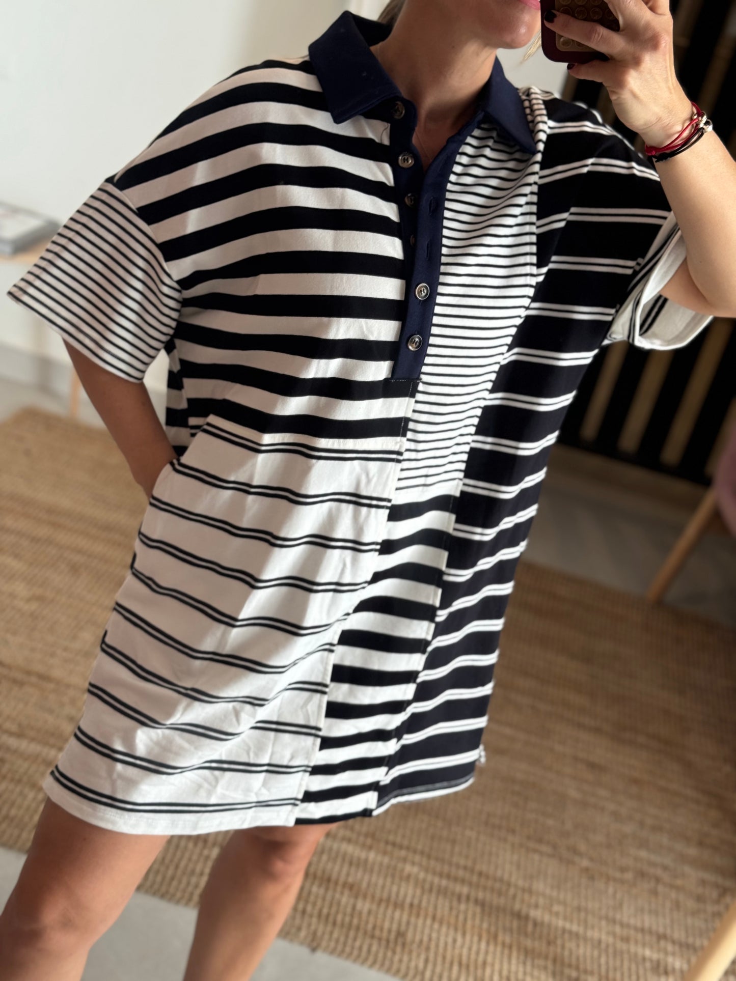 Stripes Sweater Style Dress