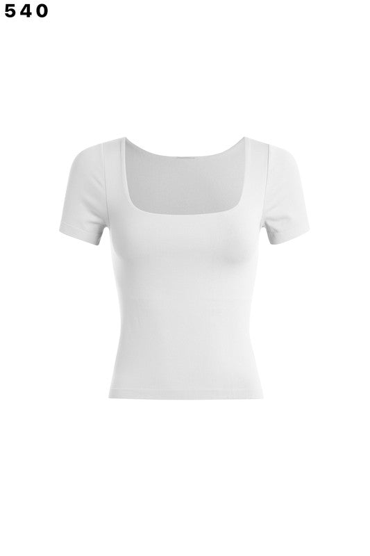 Square Neck Basic Top