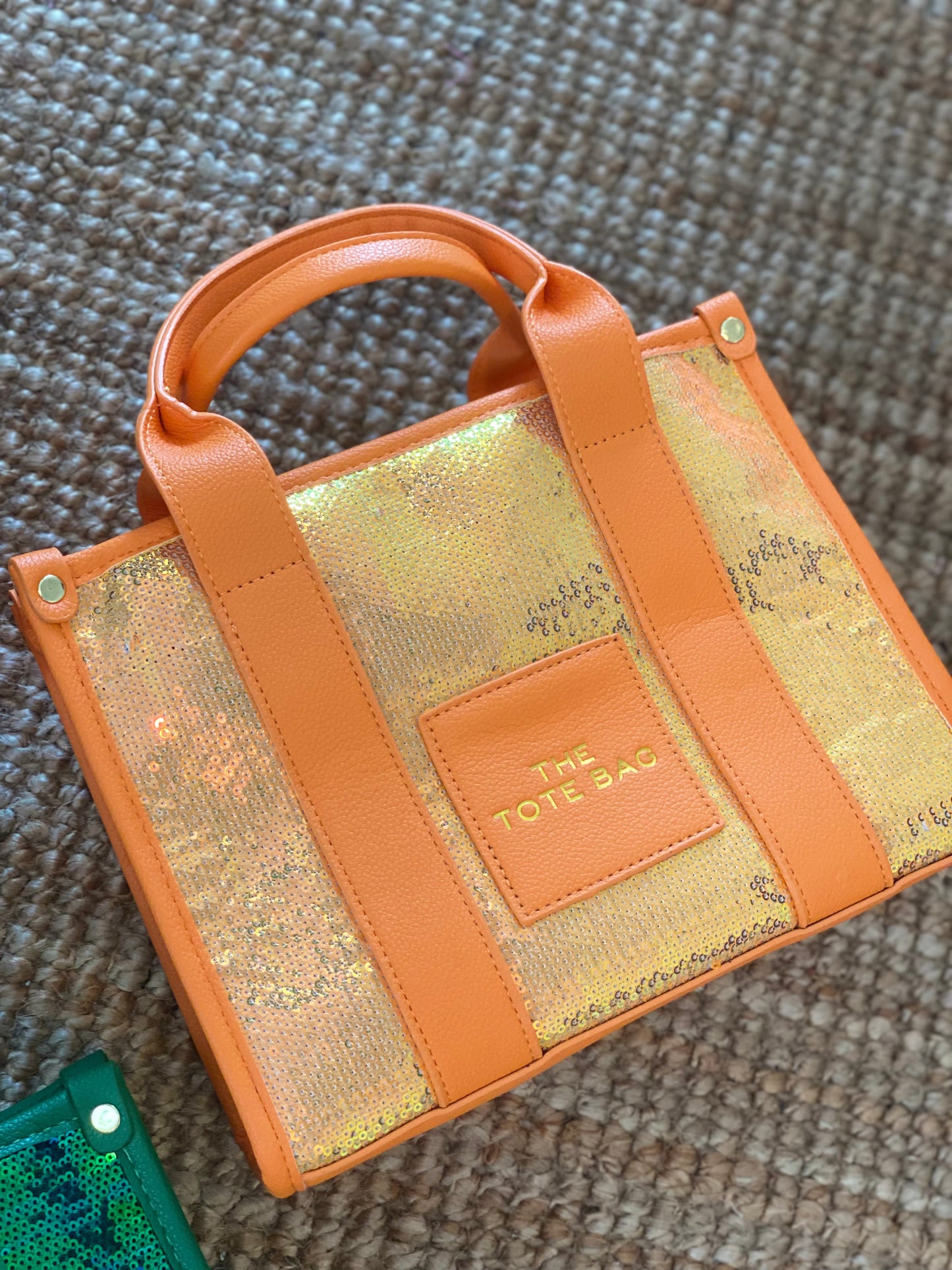 Sequins Tote Handbag