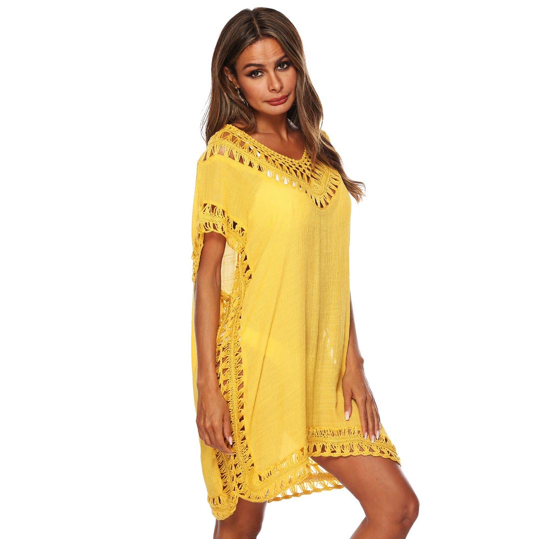 Crochet Trim Cover Up Dress