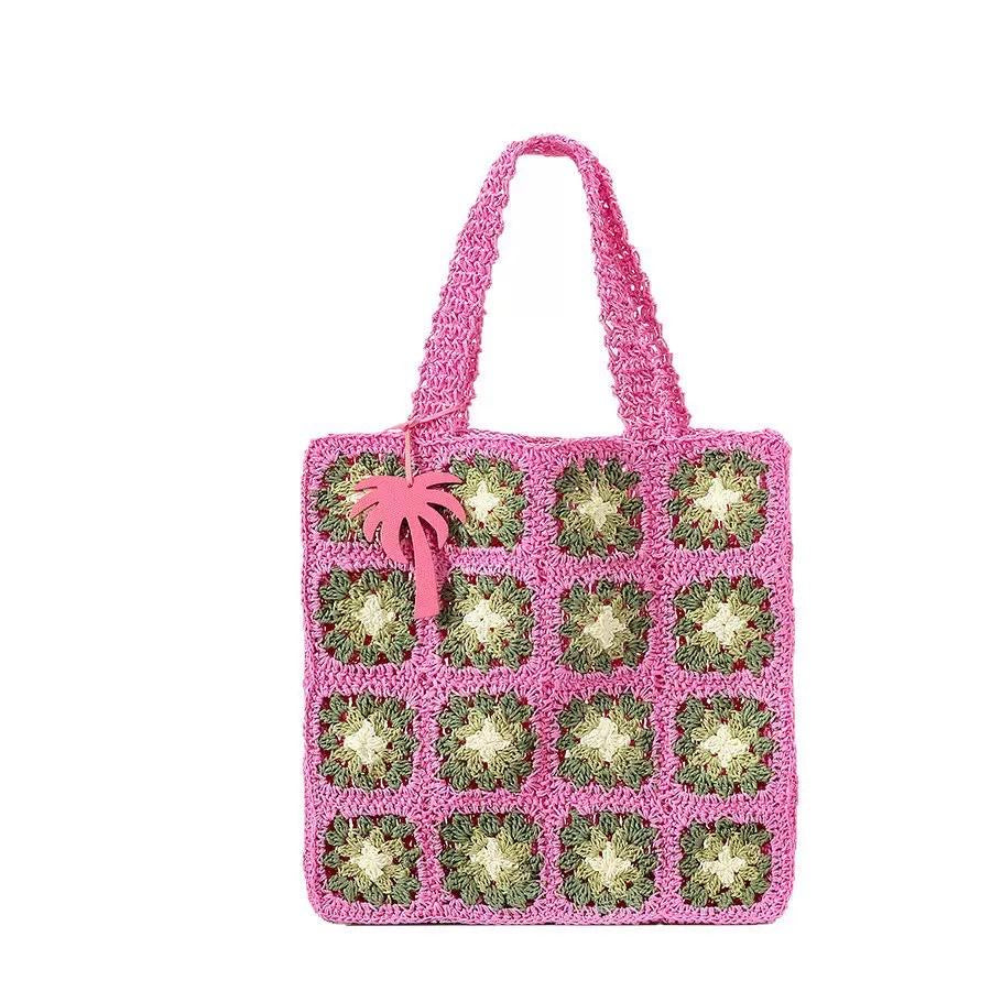 Crochet/Straw Tote Bag