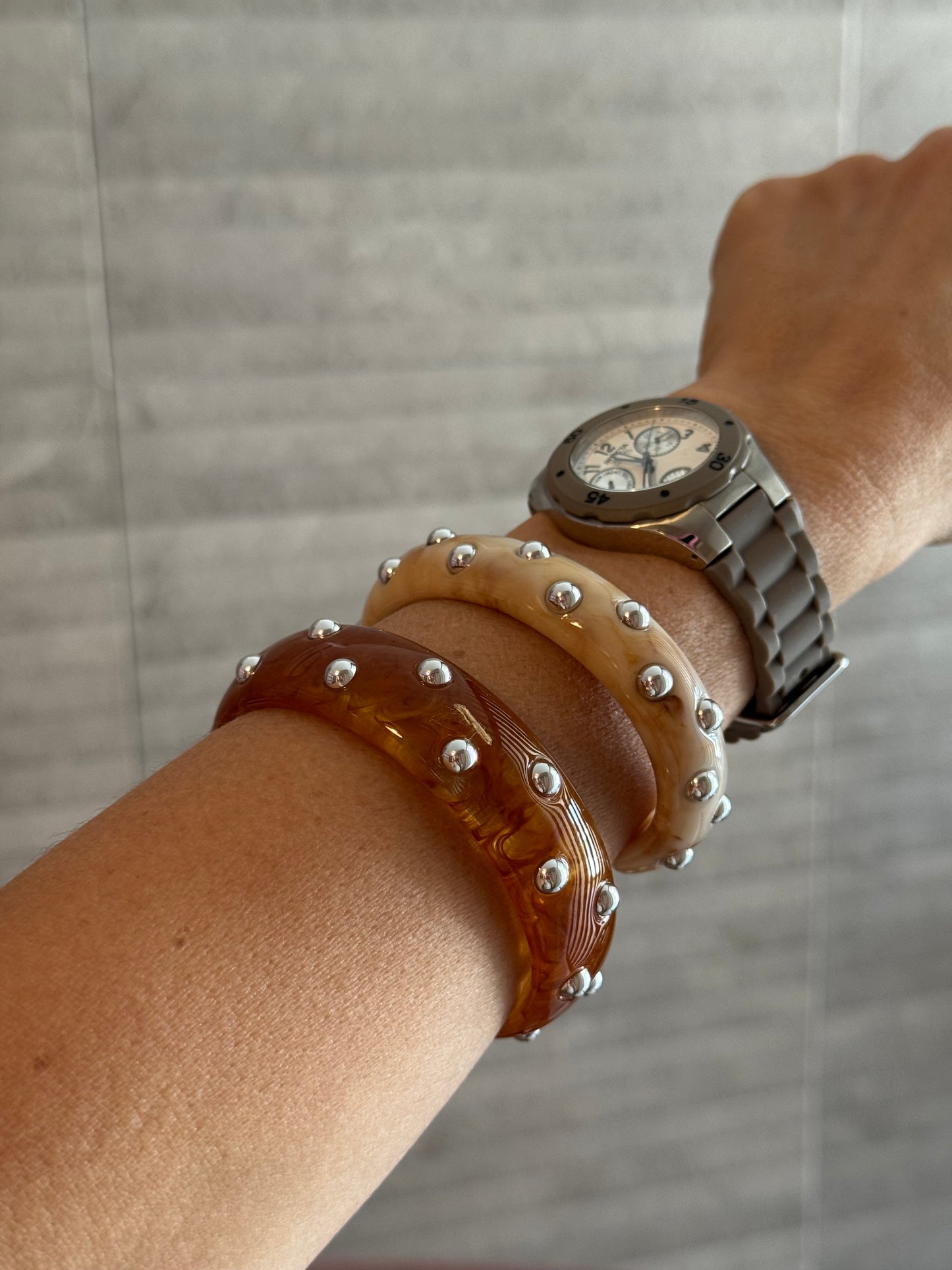 Studded Cuff & Bangle