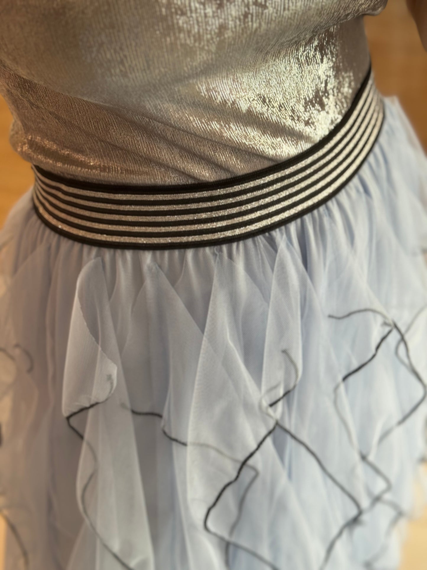 Tulle Blue Skirt