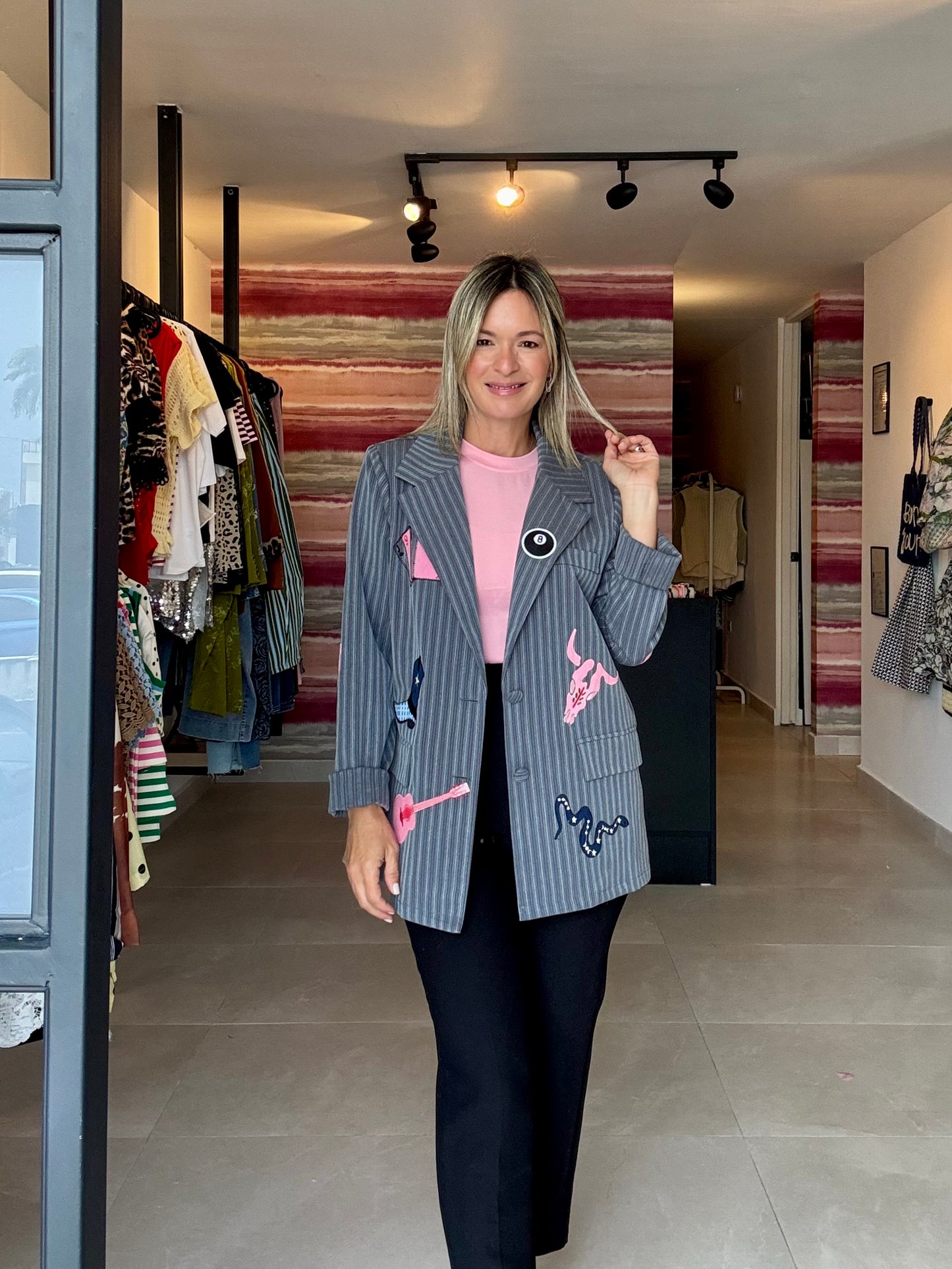 Embroidery Blazer