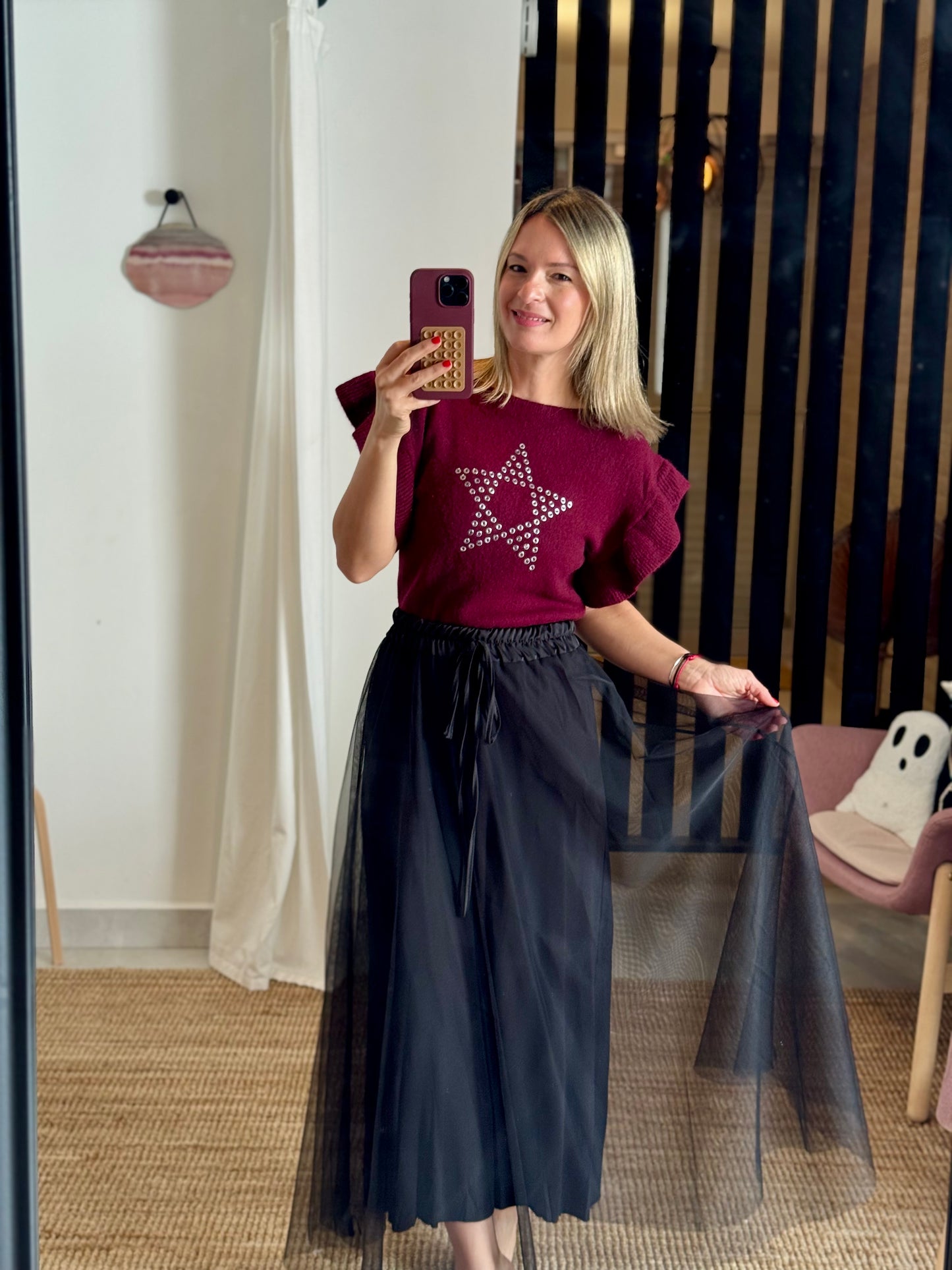 Black Tulle Skirt