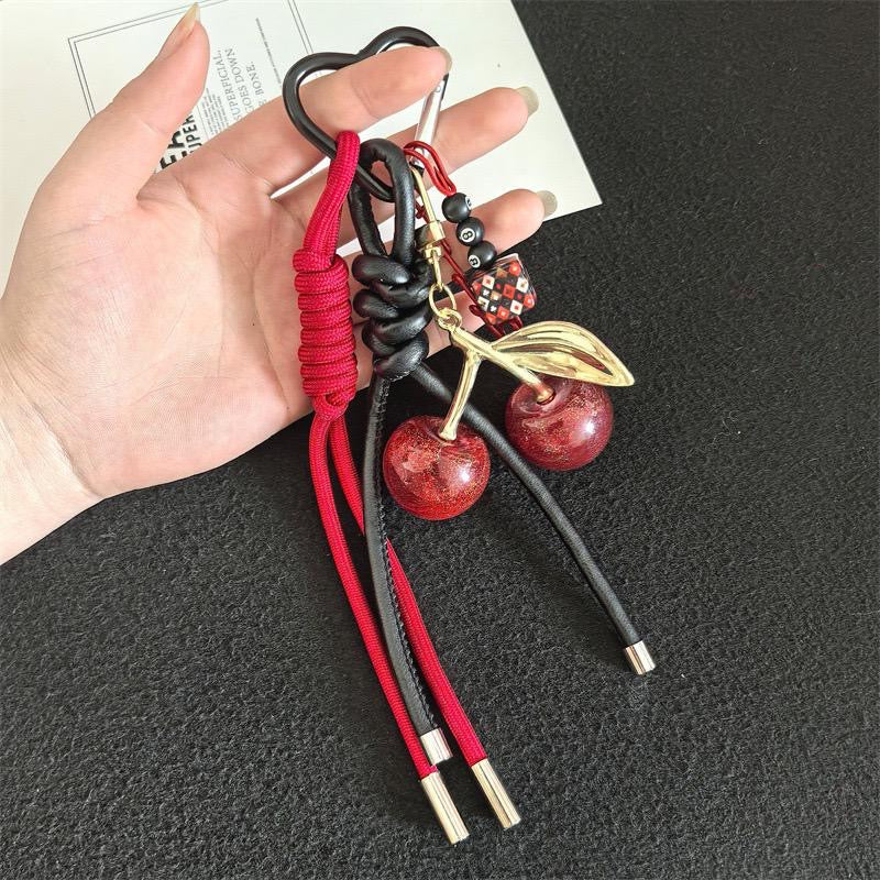 Handbag Key Holder / Black Diece