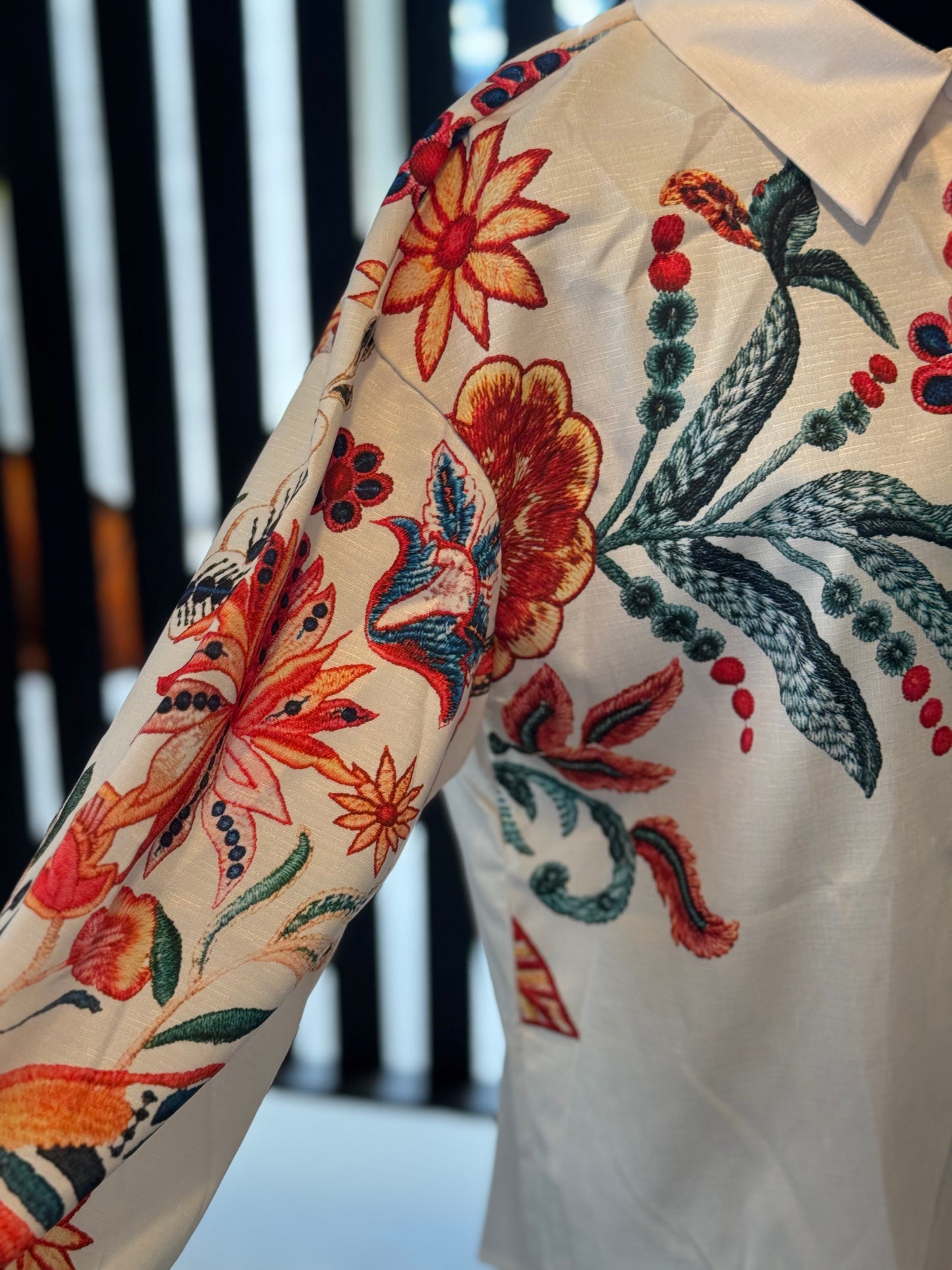 Flower Long Sleeve Top