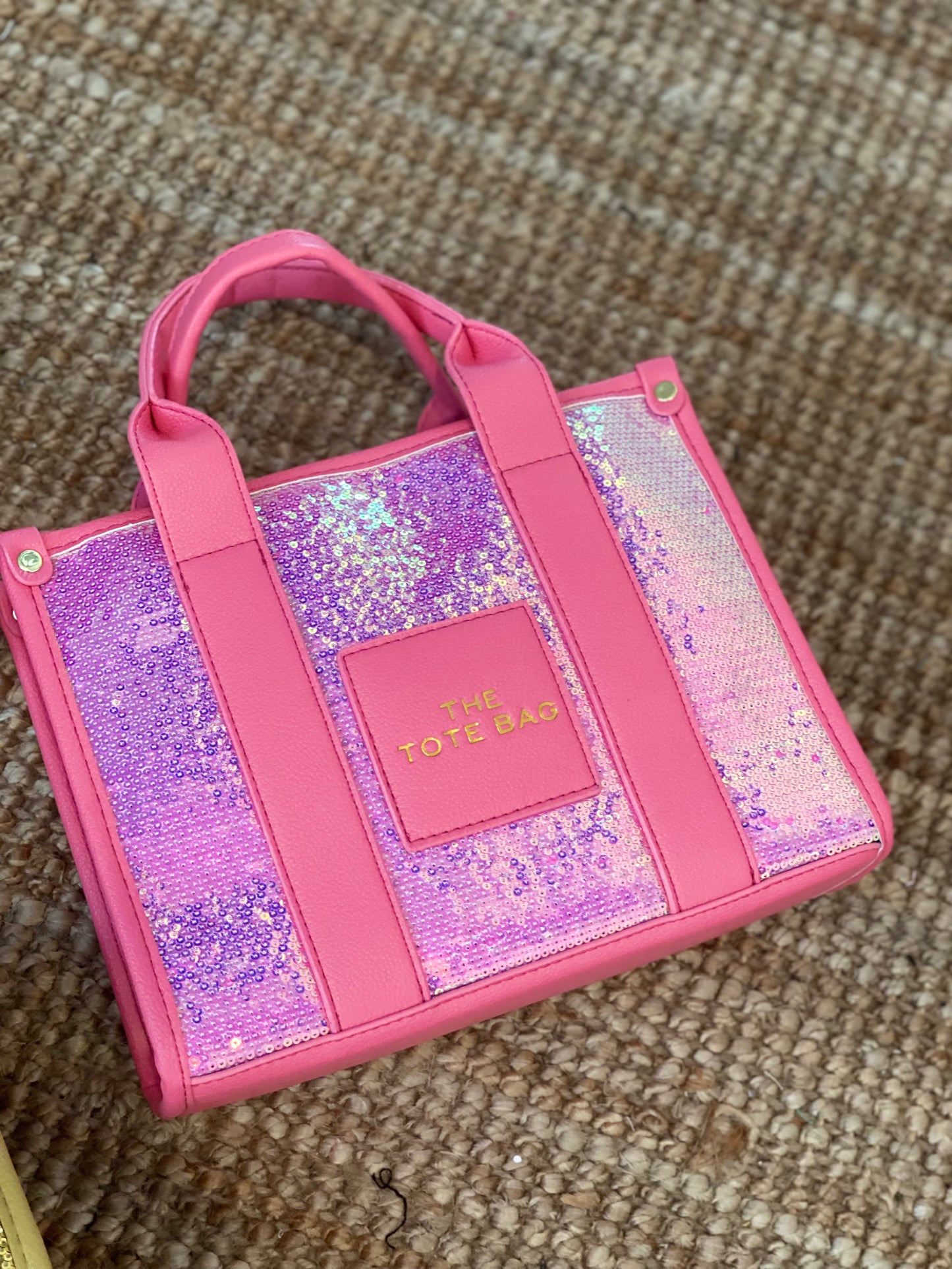 Sequins Tote Handbag
