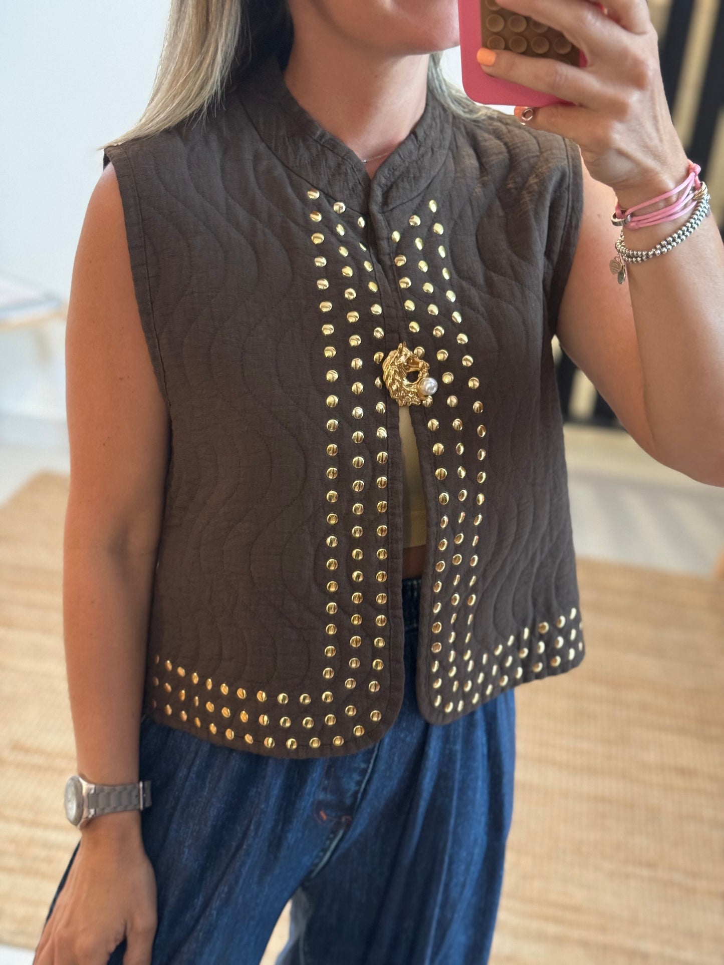 Studded Vest