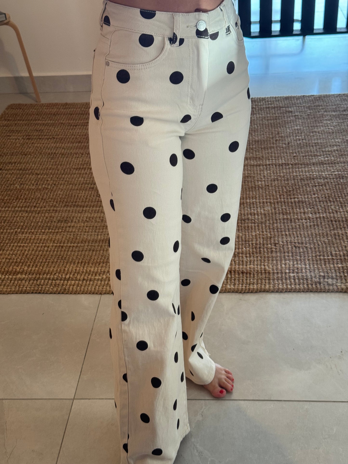 Chocolate Polka Dot Jean