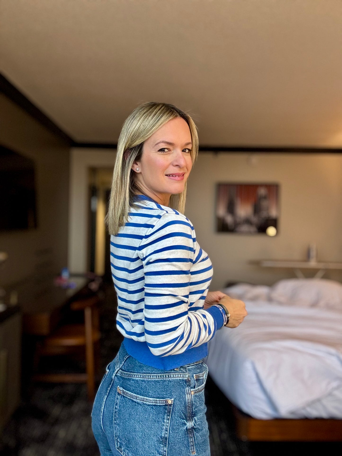 Stripes Cardigan Top