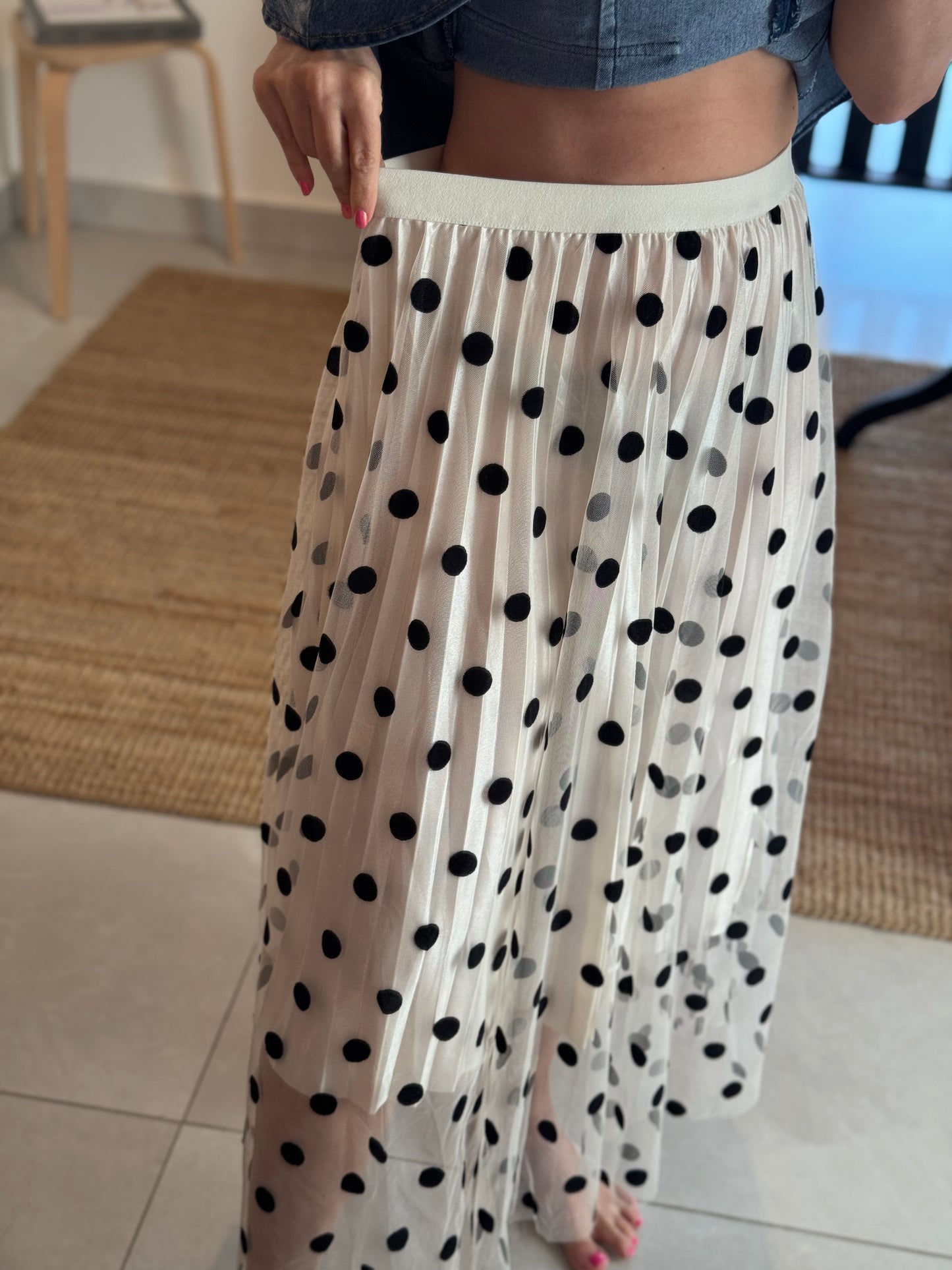 Tulle Polka Dot Skirt