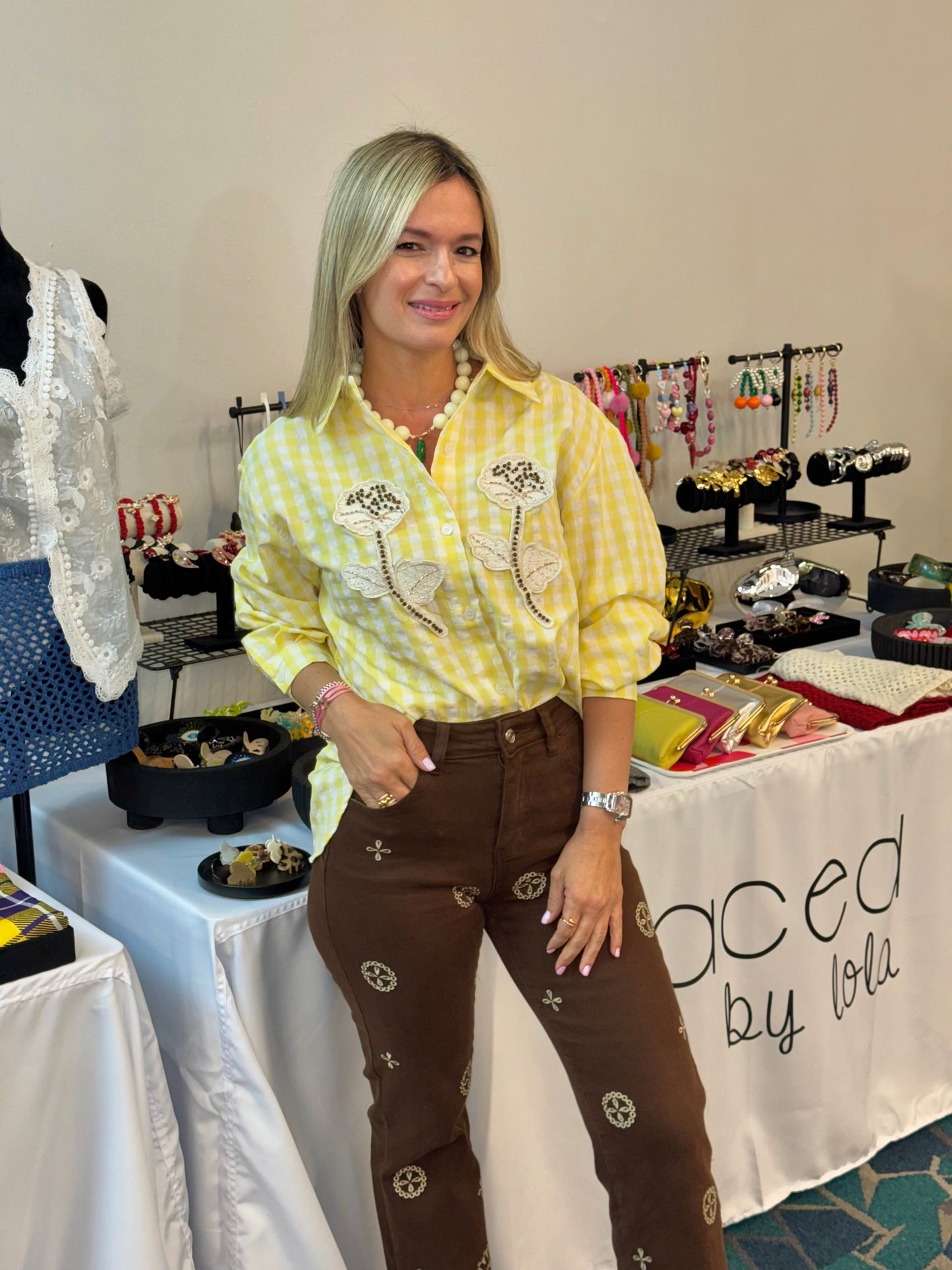 Beaded Embroidery Blouse