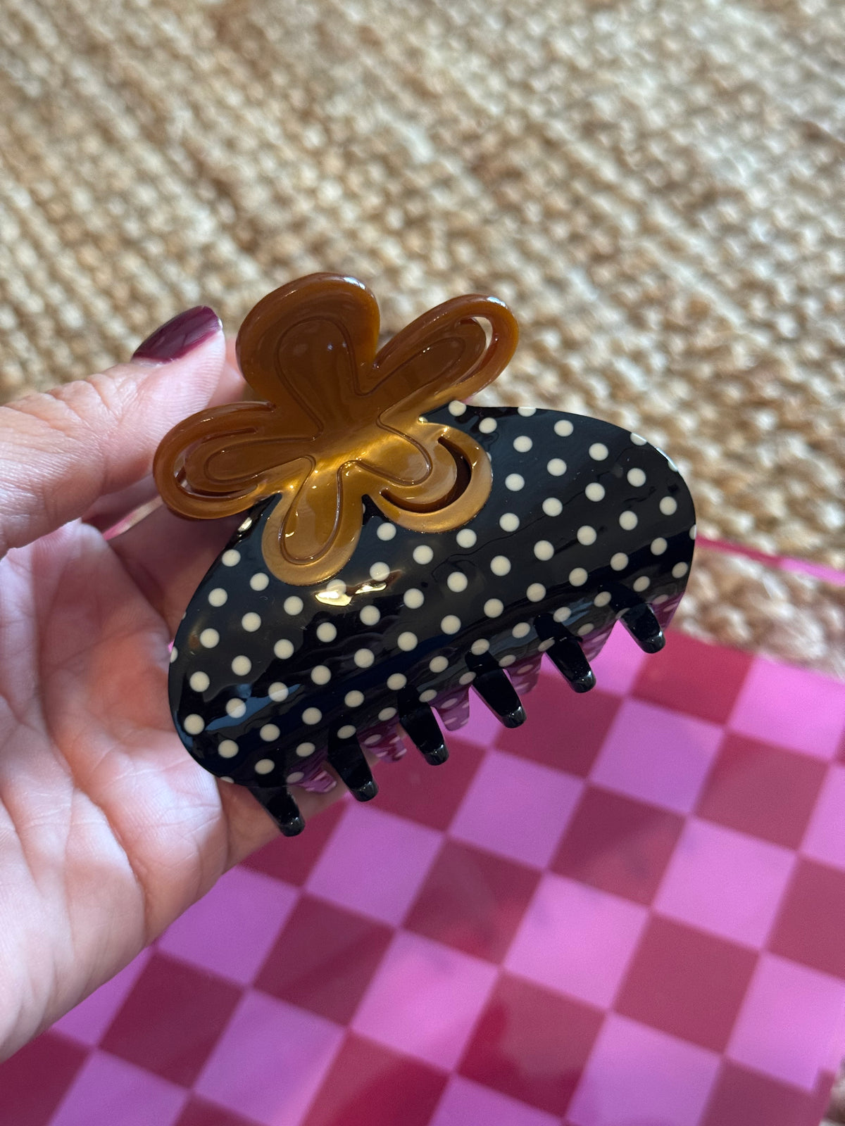 Small Flower Claw Clips