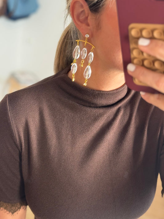 Crystal Drop Earrings