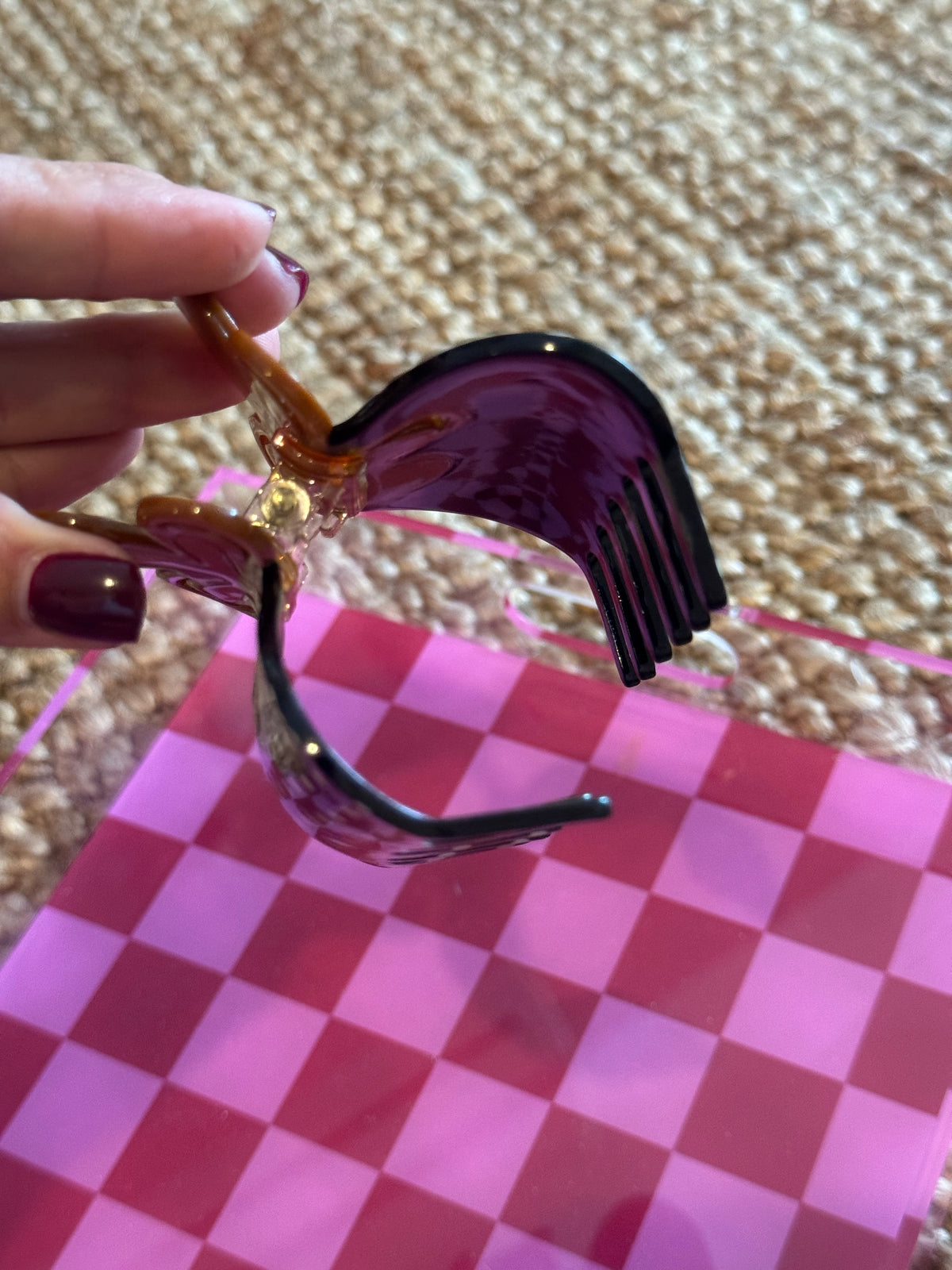 Small Flower Claw Clips