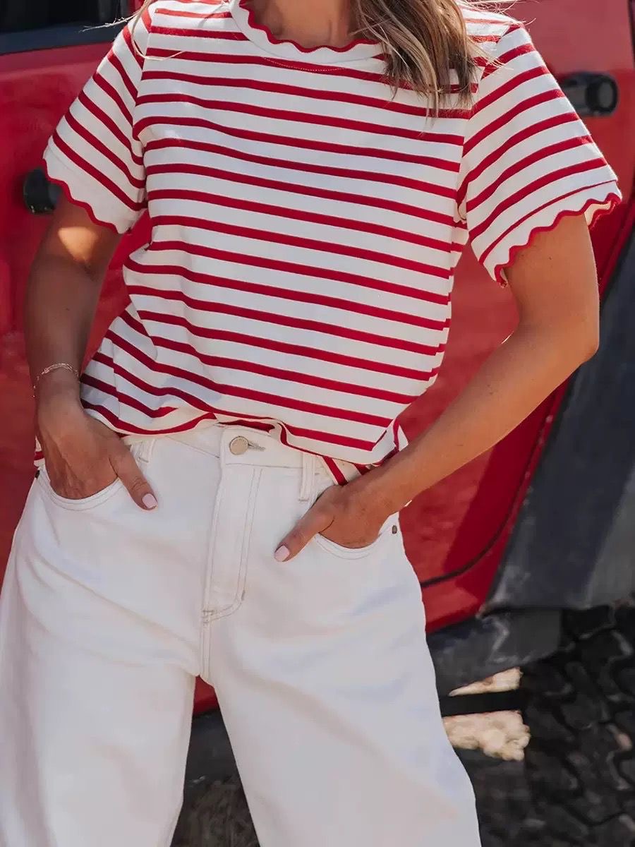 Stripes T Shirt Top