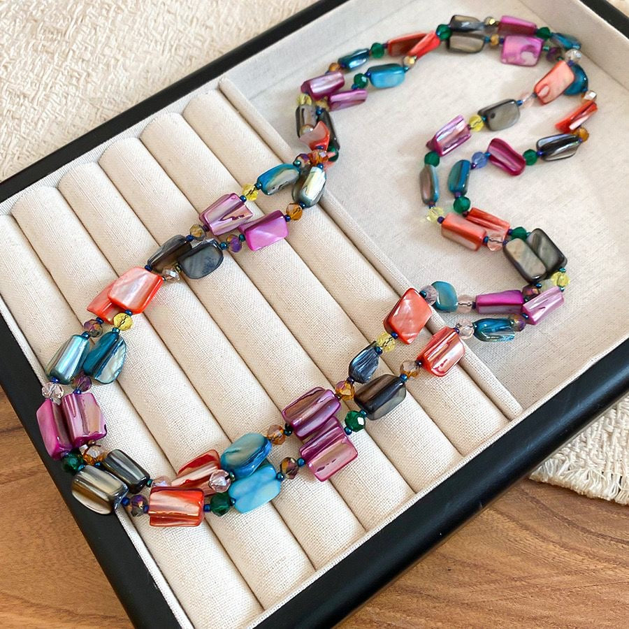 Long Colorful Necklace