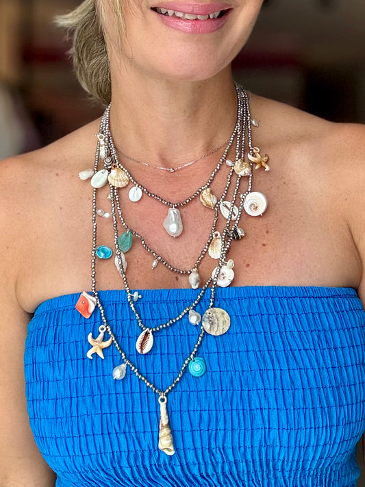 Beaded Shell Necklace