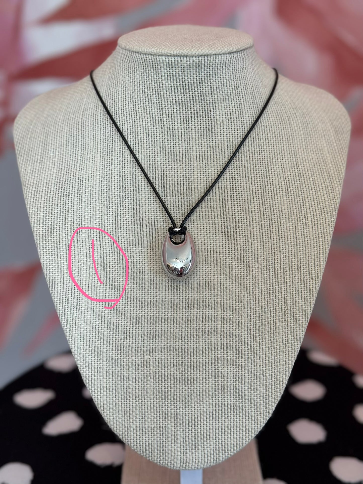 Cord Pendant Necklace