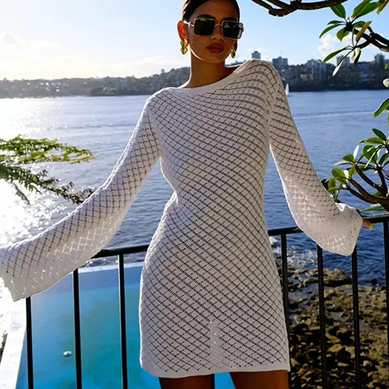 Long Sleeve Cover Up Dress