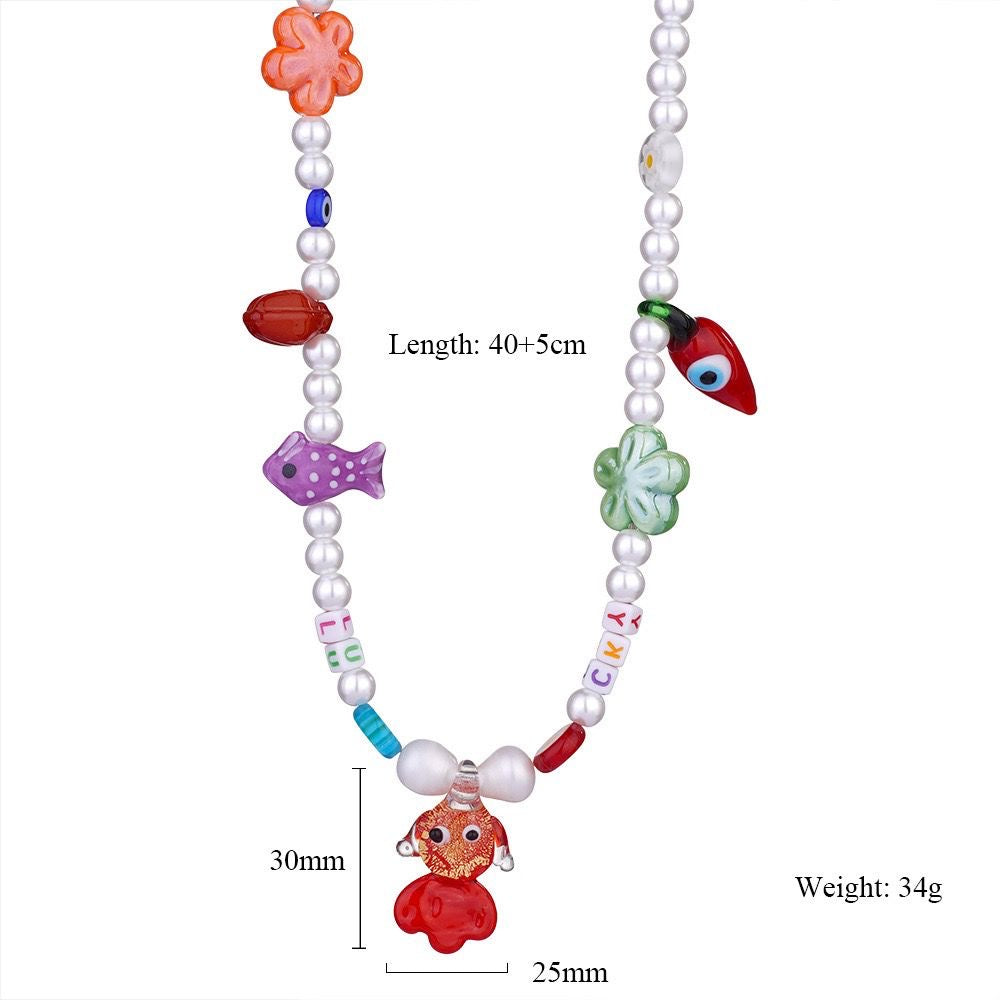 Fish Charm Necklace