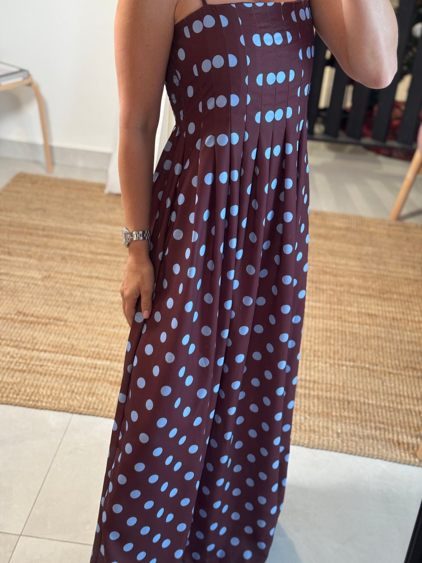 Maxi Polka Dress