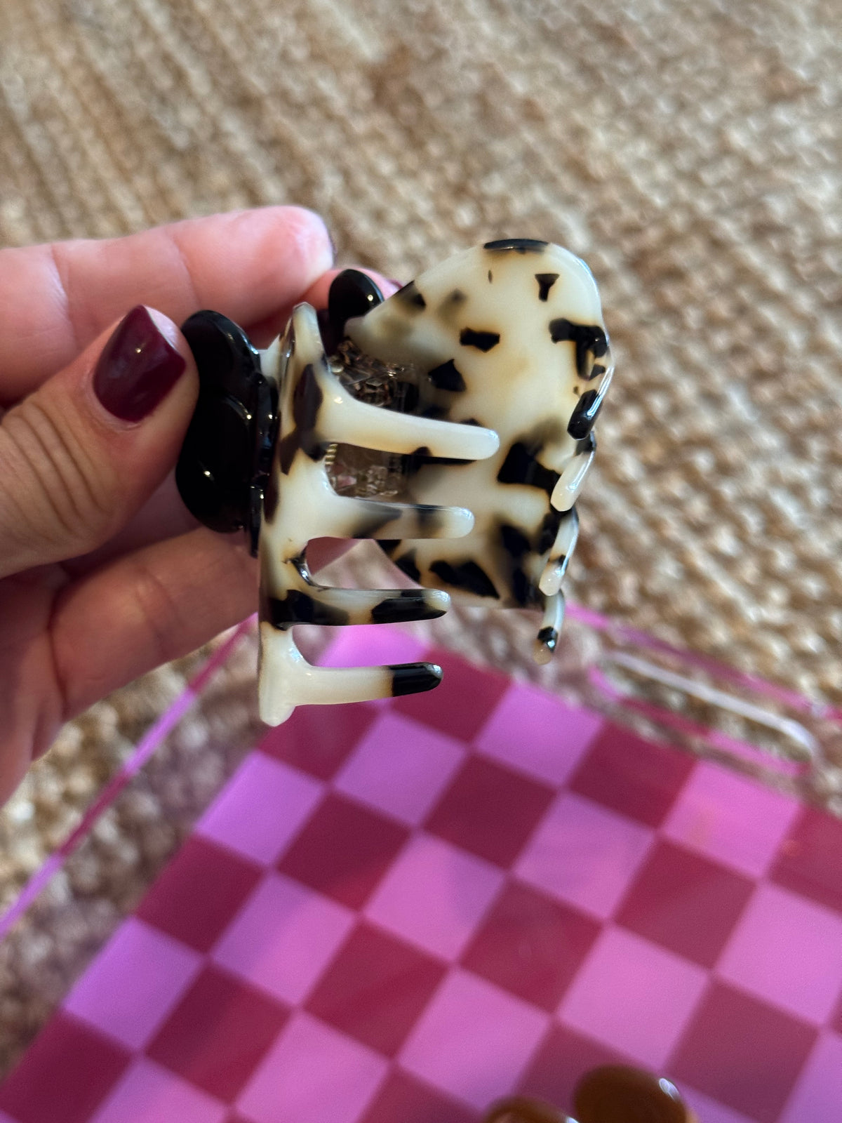 Small Flower Claw Clips