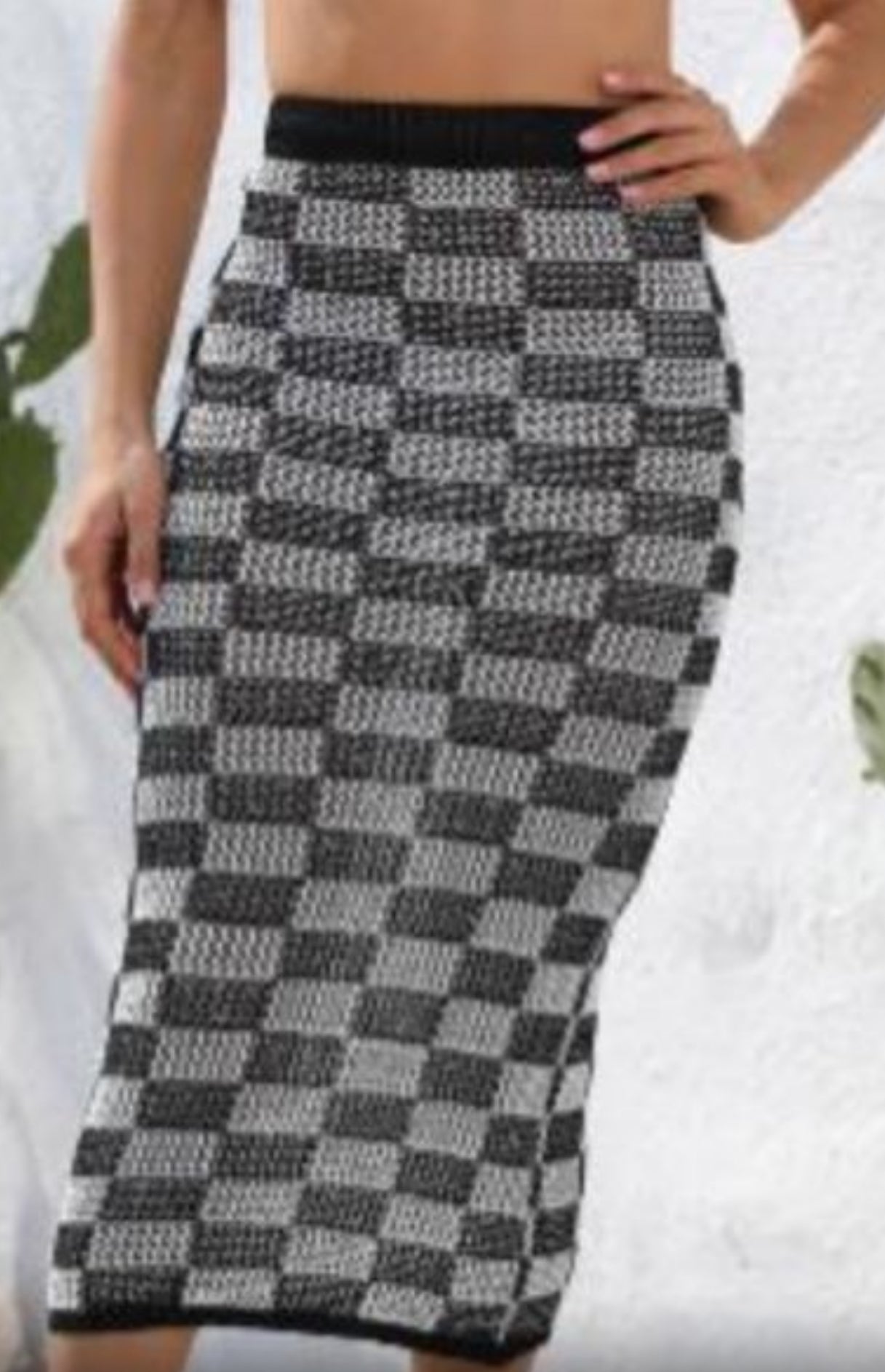 Checkers Cover Up Skirt