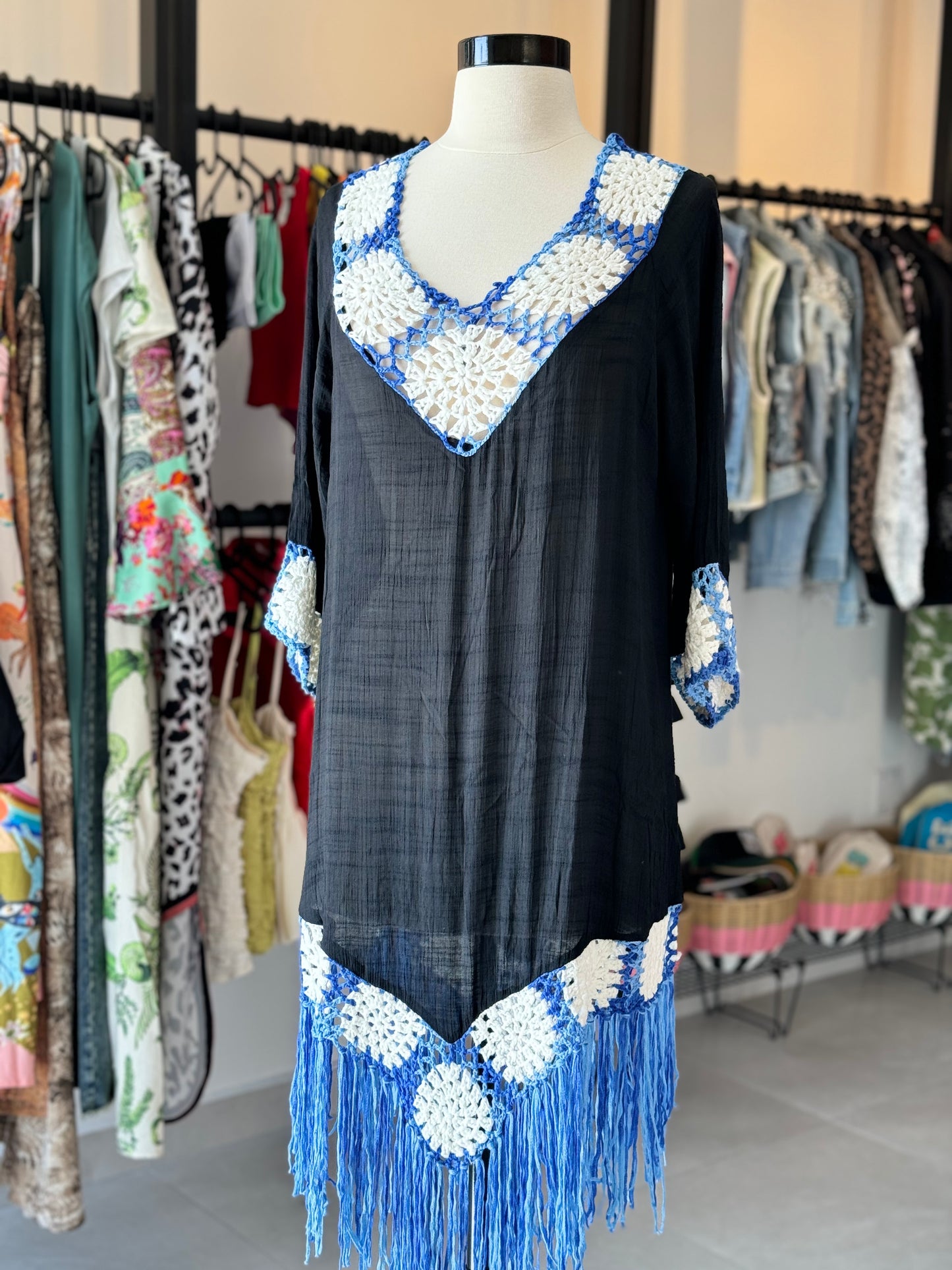 Tassels Cover Up Dress