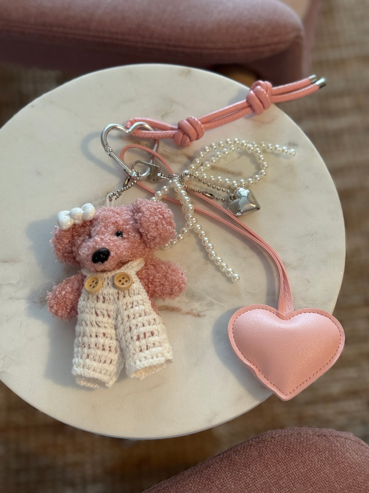 Handbag Key Holder / Multi Charm Toy