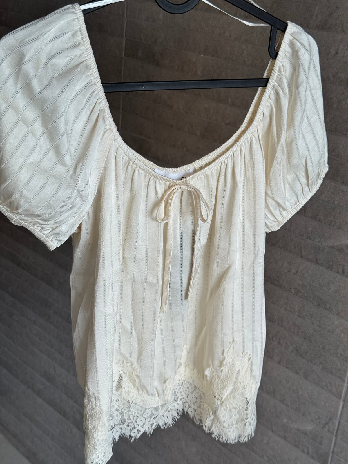 Strapless Bottom Laced Top