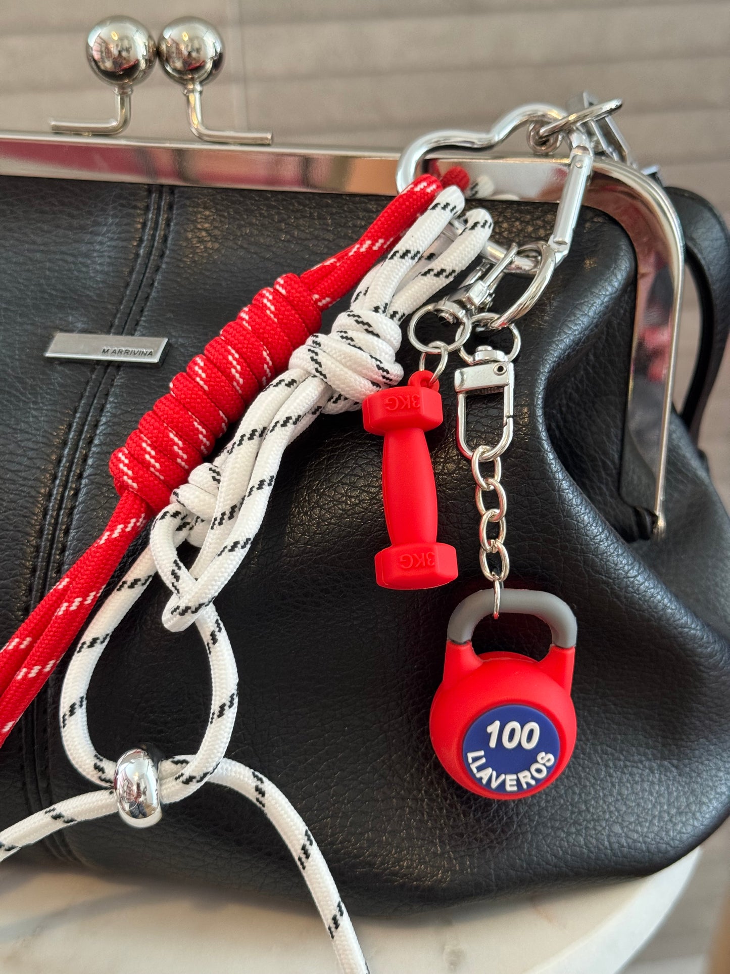 Handbag Key Holder / Gym Charm