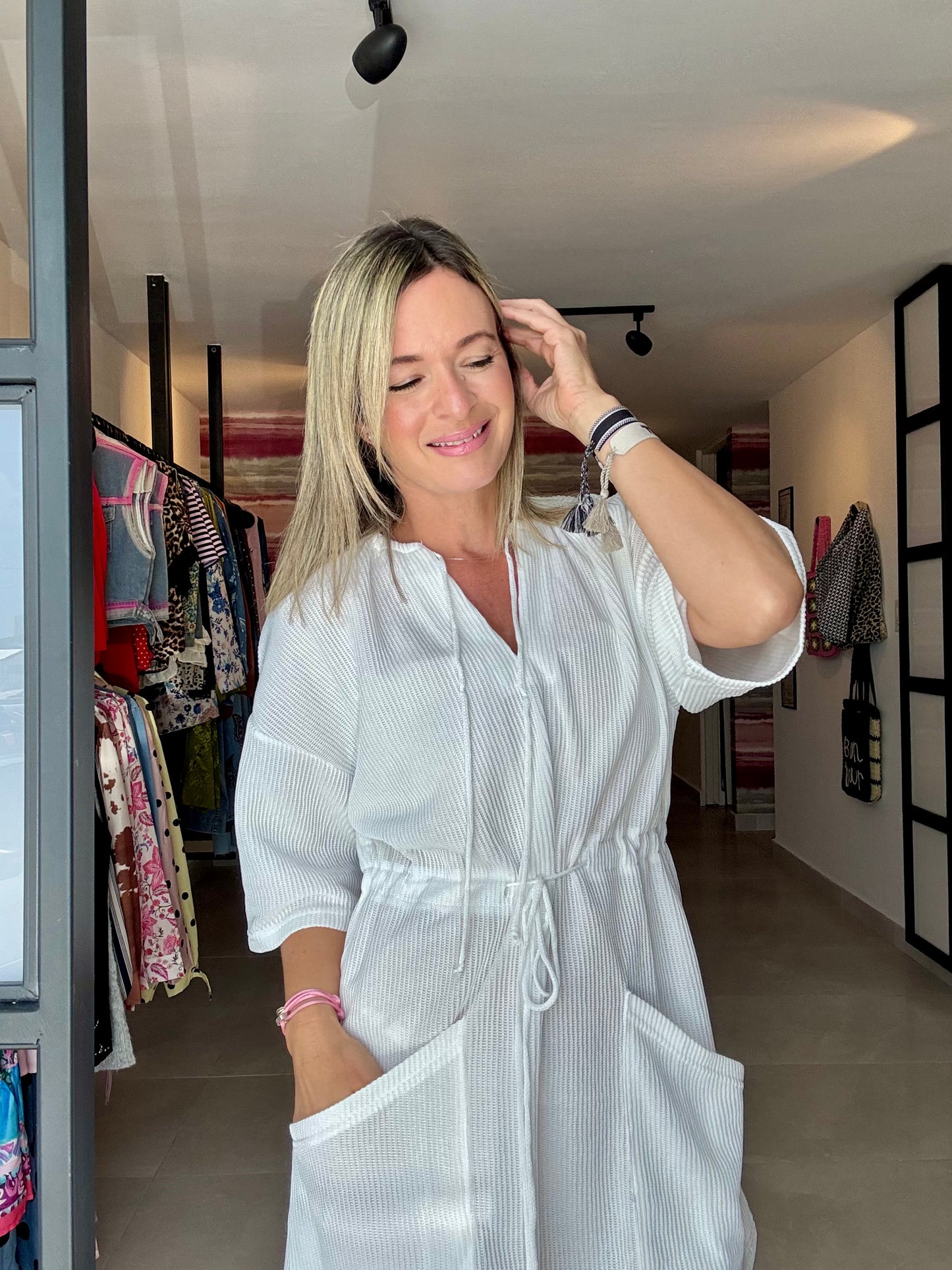 Pockets Cover Up Dress