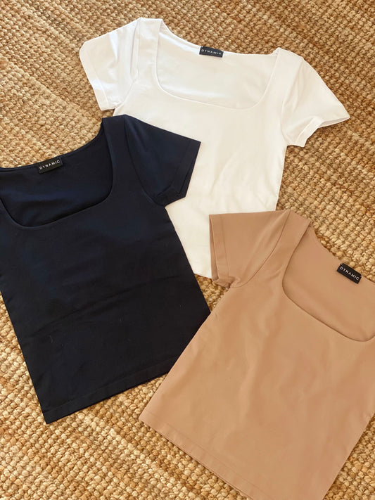 Square Neck Basic Top