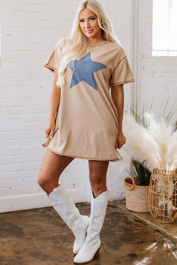 Star T Shirt Dress