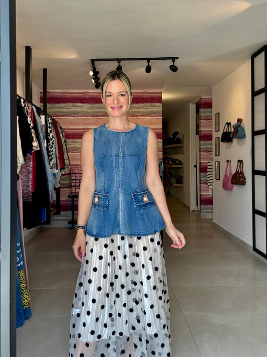 Tulle Polka Dot Skirt