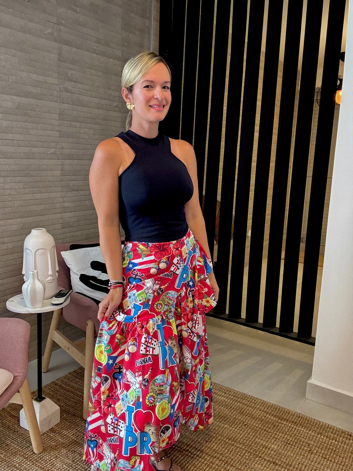Boricua Wrap Around Skirt
