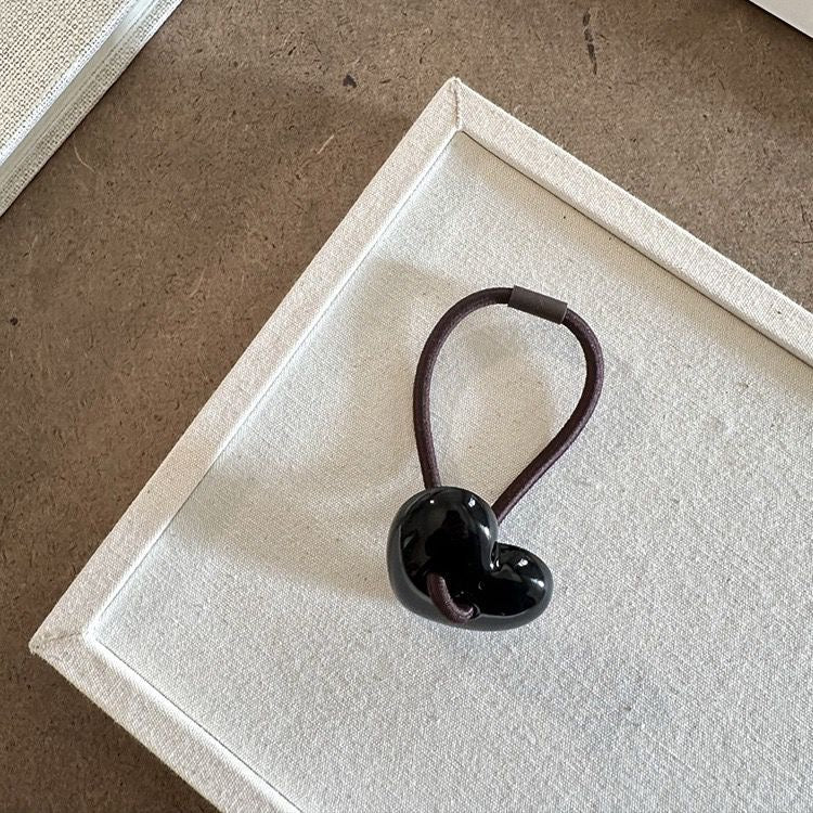 Chunky Heart Hair Tie