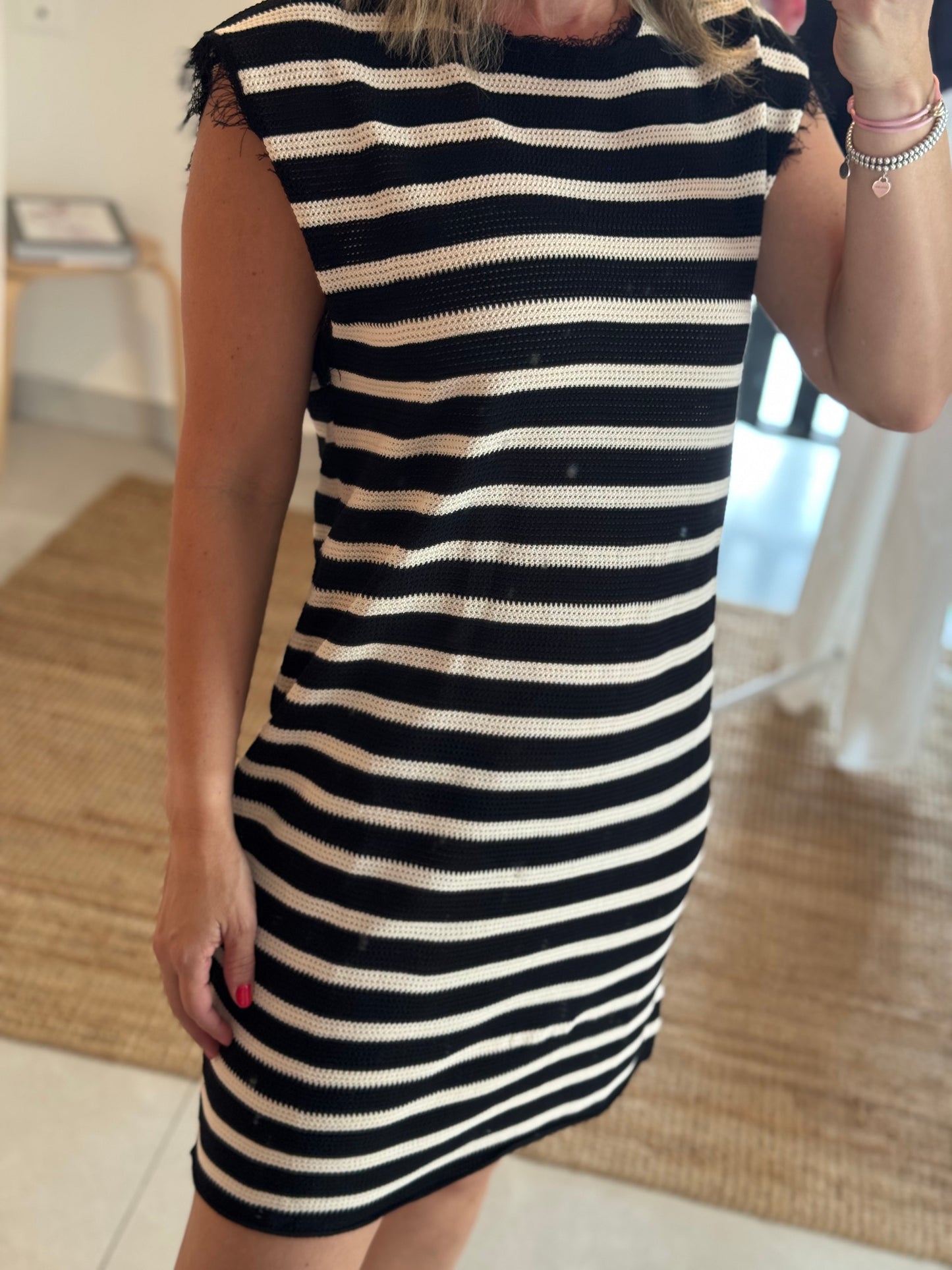 Stripes Short Dress
