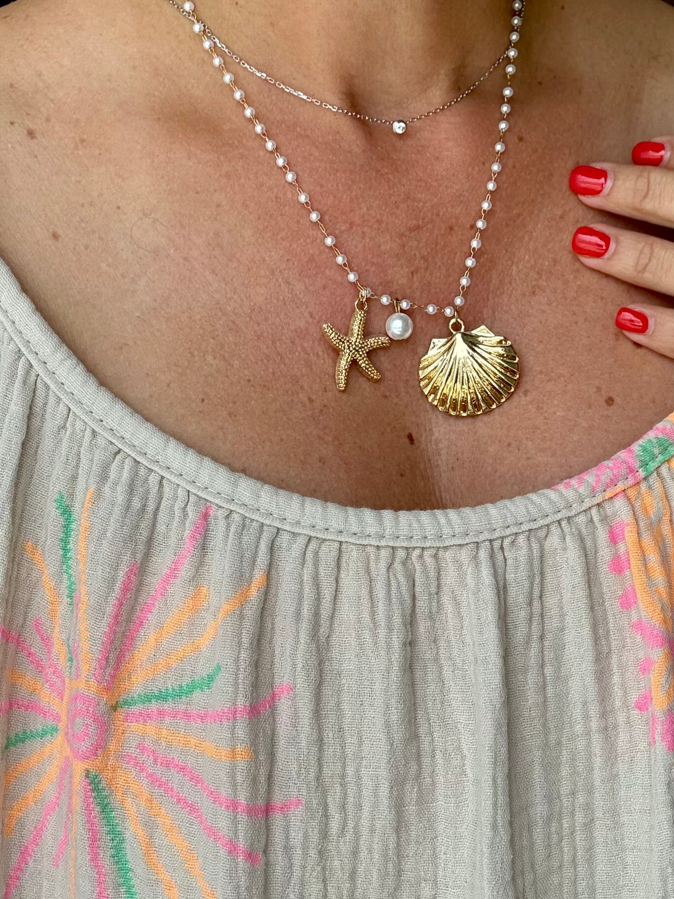 Pearl & SeaStar Necklace